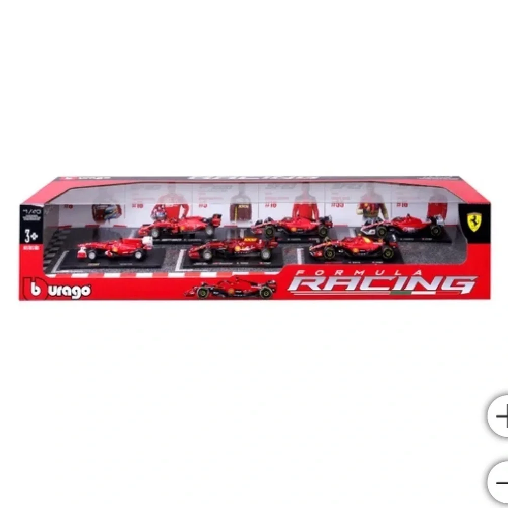 New Bburago 1:43 Ferrari Formula Racing Die-cast Model 6-pack